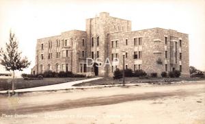 Wyoming Wy Real Photo RPPC Postcard c1940s LARAMIE University Wyoming MENS DORMS