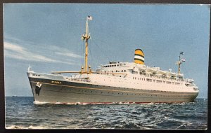 Vintage Postcard 1951 S.S. Ryndam, built for Holland American Lines