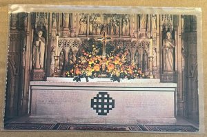 PC 1961 USED ALTAR AT THANKSGIVING WASH. CATHEDRAL MT. ST. ALBAN WASHINGTON D.C.