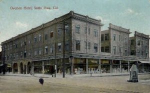 Real Photo, Overton Hotel - Santa Rosa, California CA  