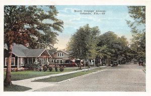 H84/ Orlando Florida Postcard c1915 North Orange Avenue Homes 70