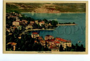 497097 Croatia Opatija Abbazia panorama Vintage postcard