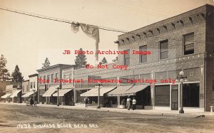 OR, Bend, Oregon, RPPC, Street Scene, Business Block, Pacific Photo No 58