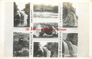 5 Real Photo Postcards, Turner Falls, Oklahoma, RPPC, Various Views