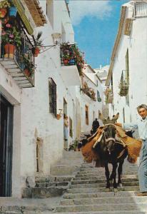 Typical Street Scene Altea Alicante Spain