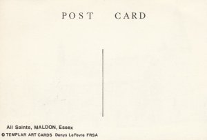 MALDON, ALL SAINTS CHURCH, Essex - Vintage POSTCARD (Drawing)