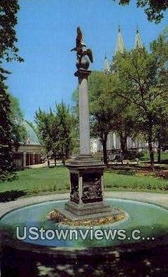 Seagull Monument, Temple Square - Salt Lake City, Utah UT  