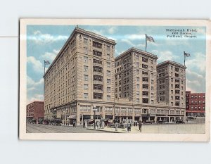 Postcard Multnomah Hotel Portland Oregon USA