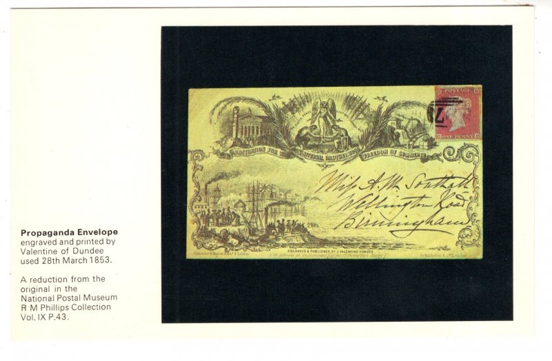 Propaganda Envelope Queen Victoria Stamp