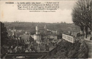 CPA Fougeres Le Jardin Public (1237582)