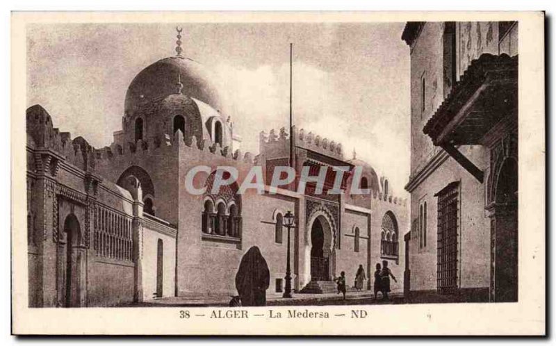 Old Postcard Alger Medersa