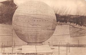 PURBECK, Dorset UK England   GREAT GLOBE of SWANAGE   c1910's Postcard