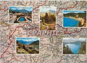 Postcard Modern Sancy La Bourboule Le Sancy Le Mont Dore Lake Chambon Lake Pavin