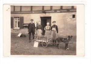 ALLEMAGNE - A SITUER - CARTE PHOTO - Voiture à chien - très bon état