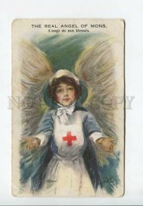 3176502 RED CROSS Real ANGEL of mons BUTCHER Vintage PC