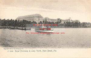 FL, Palm Beach, Florida, Royal Poinciana, Lake Worth,Steamer,Rotograph No A15340