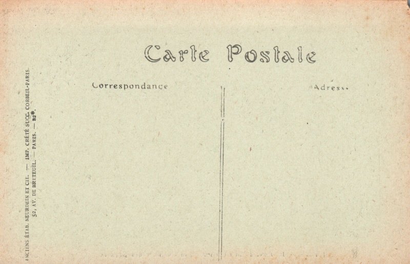 Vintage Postcard Pont de la Concorde Arch Bridge Across the Seine Paris France