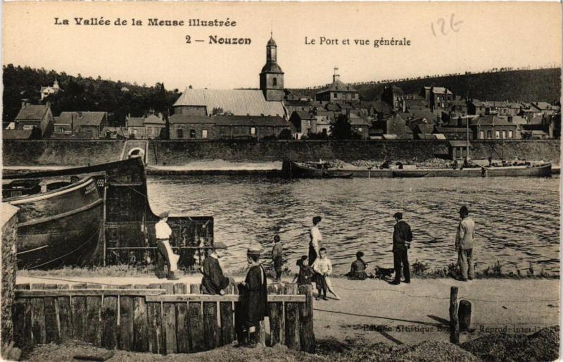 CPA Nouzon Le Port et vue generale (646910)