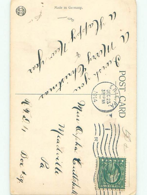 Divided-Back CHRISTMAS SCENE Great Postcard AA0283