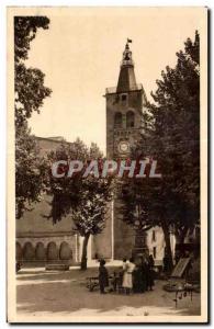 Old Postcard Prades (Pyrenees Orientales) The Church of St. Peter