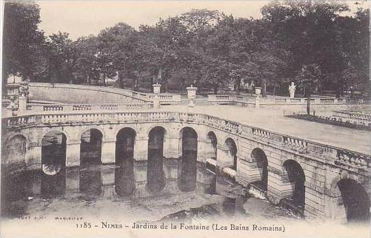 France Nimes Jardins de la Fontaine