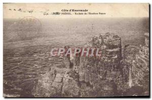 Old Postcard Cape Frehel Rocks of & # 39Extreme tip