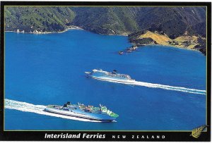 Interisland Ferry Boats Marlborough Sounds New Zealand