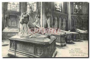 Old Postcard Dreux Chapelle Saint Louis Choir Purtour