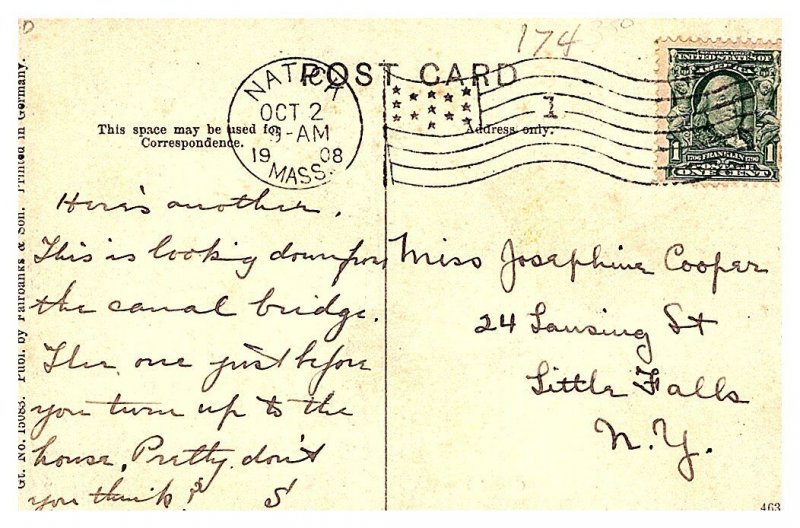 Massachusetts  Natick , Canal View