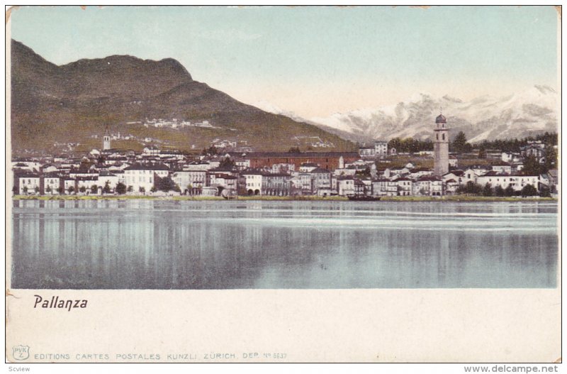 Panorama, PALLANZA (Piedmont), Italy, 1900-1910s