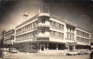 RPPC HOTEL NAOLA Ciudad Mante, Tamps., Mexico Photo 1953 Vintage Postcard