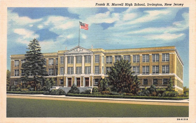 Frank H. Morrell High School, Irvington, New Jersey, Early Postcard, Unused