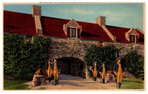 New York  Fort Ticonderoga  Entrance to Place D'Armes, South barracks