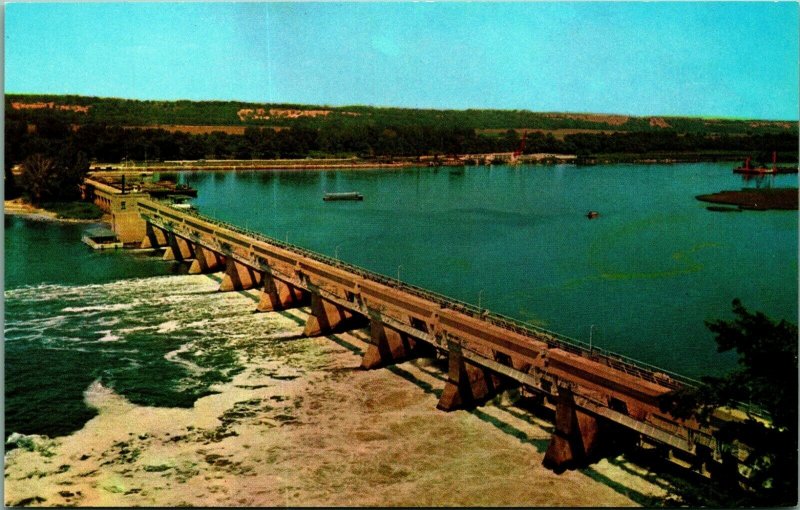 Mount Katahdin West Branch Sourdnahunk Suspensioni Bridge ME Chrome Postcard B5 