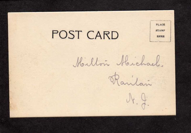 NJ Railroad train Bridge Somerville New Jersey Postcard UDB