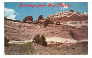 NM - Gallup. Greetings! Carved Rock Stairway, Petagai Valley Indian Lookout Pt