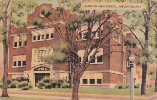 Indiana Auburn McIntosh High School 1948