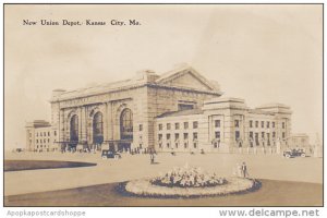 New Union Railroad Depot Kansas City Missouri Real Photo