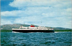 Ship M V Bluenose Ferry Leaving Bar Harbor Maine