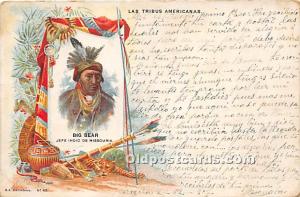 Big Bear, Jefe Indio De Missouria Postal Used Unknown