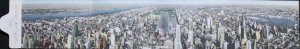 Panoramic view from Empire State Building