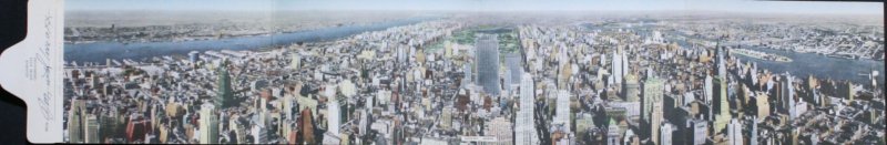 Panoramic view from Empire State Building