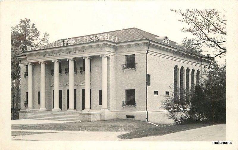 1939 Shreveport Louisiana Church of Christ RPPC real photo postcard 4331