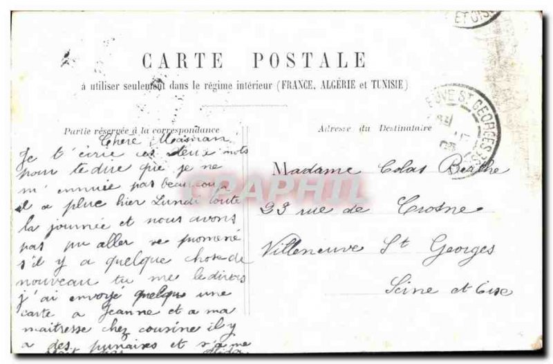 Old Postcard Paris Vendome Column