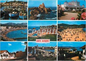 Postcard Modern Cote Basque Biarritz Saint Jean de Luz Hendaye
