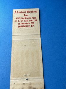 Vintage Matchbook: Admiral Benbow Inn, Louisville, Kentucky MB154