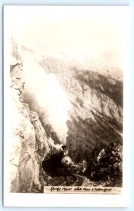 RPPC ROCKY POINT, AK Alaska ~ WHITE PASS & YUKON RAILROAD  c1940s  Postcard