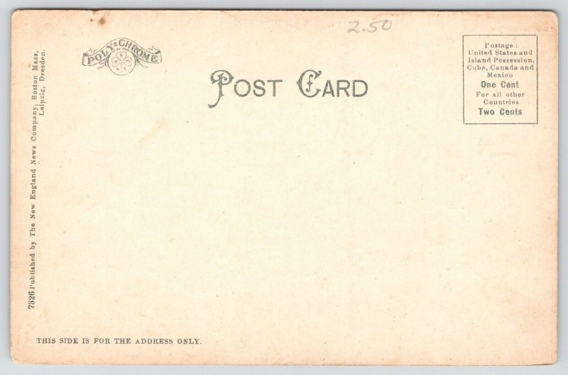 Dorchester MA~2nd Story Deck Parapet~Russel Elementary School~Columbia Rd~c1905