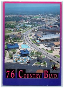 Branson Missouri Postcard 76 Country Boulevard Aerial View 1993 Vintage Antique