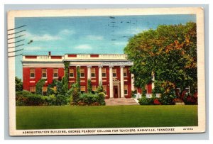 Vintage 1938 Postcard George Peabody College for Teachers Nashville Tennessee